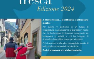 Locandina Eventi 2024 A MENTE FRESCA - 2024 - Atelier della Mente